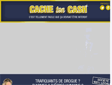 Tablet Screenshot of cache-ton-cash.com